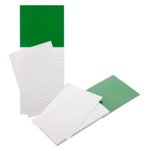 Barevná magnetka na lednici se 40ti listým blokem, 60x148mm, zelená