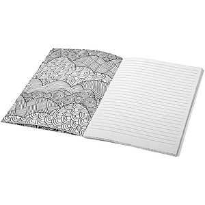 Barevný notebook, bílá - reklamní zápisník