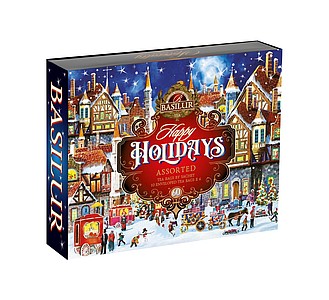 BASILUR Orient Assorted Happy Holidays - Vánoční přebal 40x2g a 20x1,5g - reklamní předměty