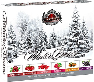 BASILUR- Winter Berries Assorted přebal 60 gastro sáčků - reklamní předměty