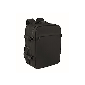 Batoh 15" z RPET, 20 l, černá - tašky s vlastním potiskem
