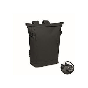 Batoh na kolo z PU, 20L, černá - reklamní předměty
