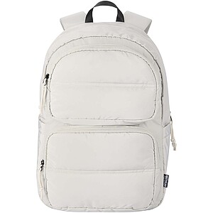 Batoh na notebook velikosti 15,6” z recyklovaného GRS, béžová