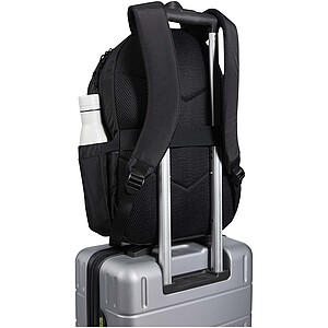 Batoh na notebook velikosti 15,6” z recyklovaného GRS, černá