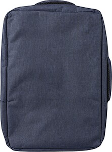 Batoh na notebook z polyesteru, modrá - reklamní předměty