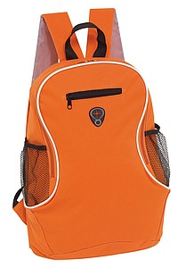 Batoh s malou přední kapsou, oranžový