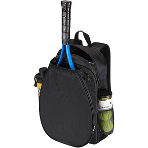 Batoh Varyon 15” GRS z recyklovaného materiálu na padel, 18 l, černá