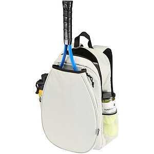 Batoh Varyon 15” GRS z recyklovaného materiálu na padel, 18 l, světle béžová