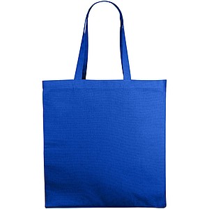 Bavlněná nákupní taška se zpevněným dnem, královská modrá
