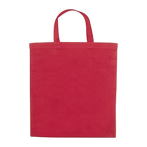 Bavlněná taška s krátkými uchy, červená