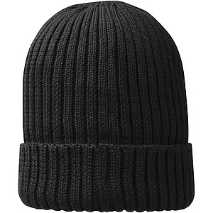 Beanie čepice z organické bavlny, černá