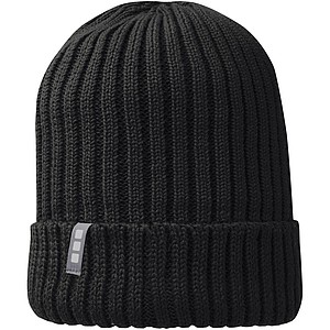 Beanie čepice z organické bavlny, černá