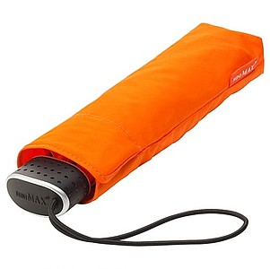 BESIR Skládací ultra lehký deštník s odlehčenou konstrukcí, oranžový