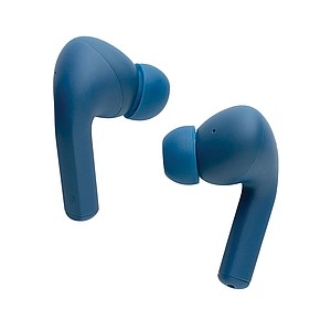 Bezdrátová ANC sluchátka do uší, modrá
