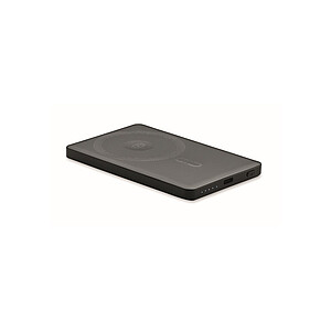 Bezdrátová magnetická powerbanka 5000 mAh, černá - reklamní předměty