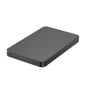 Bezdrátová magnetická powerbanka Urban Vitamin Marin 5000mAh, černá - reklamní předměty