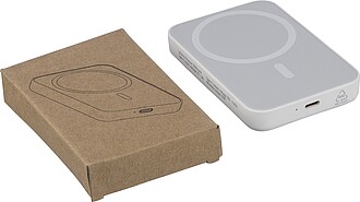 Bezdrátová nabíječka z ABS, bílá