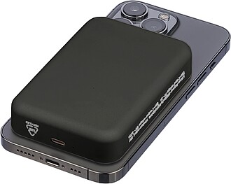 Bezdrátová powerbanka 10 000 mAh, černá