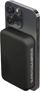 Bezdrátová powerbanka 10 000 mAh, černá