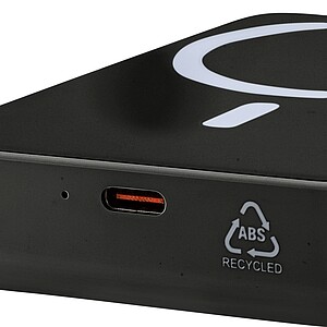 Bezdrátová powerbanka 10 000 mAh, černá