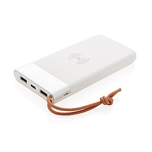 Bezdrátová powerbanka Aria 8 000 mAh 5W, bílá