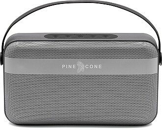 Bezdrátový prémiový reproduktor BranfCharger, černá/stříbrná - reklamní předměty