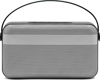 Bezdrátový prémiový reproduktor BranfCharger, černá/stříbrná