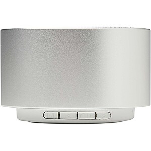 Bezdrátový reproduktor 3W z recyklovaného hliníku, stříbrná