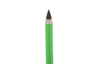 Bezinkoustové pero s víčkem z ekologických materiálů, zelené