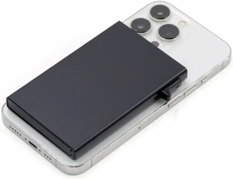 Bezpečnostní pouzdro na karty BrandCharger, gun metal