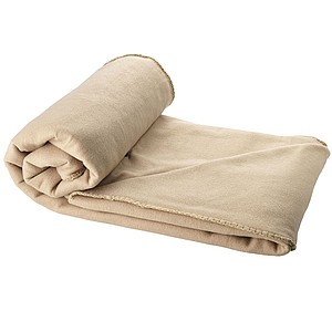 BLANKET Fleecová pikniková deka, přírodní