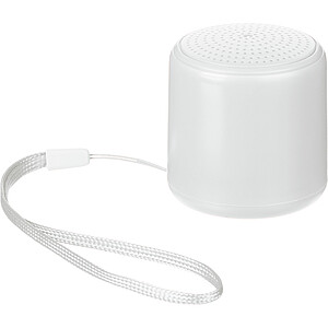 Bluetooth reproduktor z recyklovaného materiálu, bílá