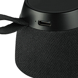 Bluetooth reproduktor z recyklovaného materiálu, černá