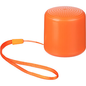 Bluetooth reproduktor z recyklovaného materiálu, oranžová