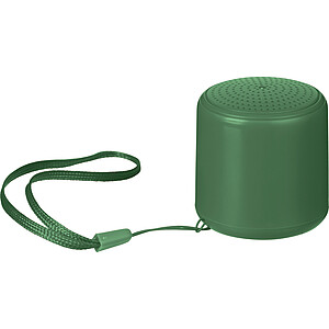 Bluetooth reproduktor z recyklovaného materiálu, tmavě zelená