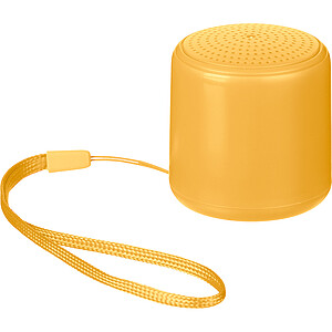 Bluetooth reproduktor z recyklovaného materiálu, žlutá