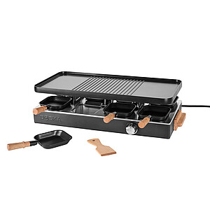 BOSKA Raclette Gourmet Party, 8 osob (EU typ F), černá