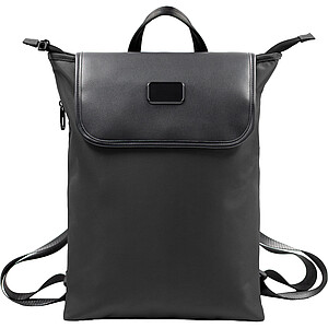 Brandcharger batoh na notebook 16", 22 l, z recyklovaného materiálu, černá - tašky s vlastním potiskem