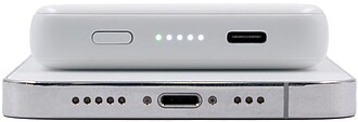 BrandCharger ultratenká magnetická powerbanka, bílá