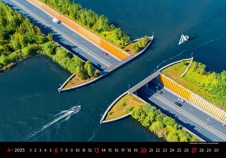 Bridges 2026, nástěnný kalendář, prodloužená záda