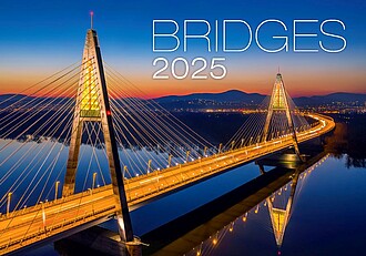 Bridges 2026, nástěnný kalendář, prodloužená záda