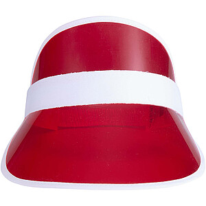 Bright čepice s průhledným kšiltem, červená