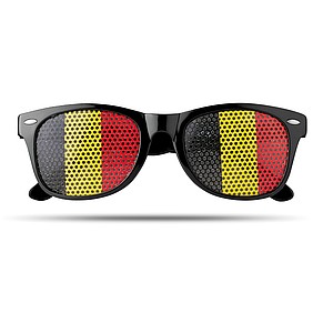 Brýle s vlajkou Belgie na sklech