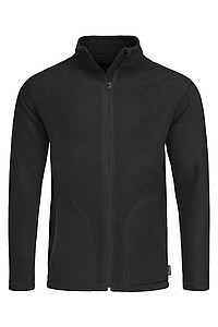 Bunda STEDMAN ACTIVE FLEECE JACKET MEN černošedá L - bundy s vlastním potiskem