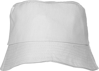 CAPRIO Plážový klobouček, bílá
