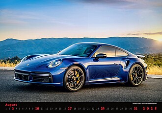 Cars 2027, nástěnný kalendář, prodloužená záda