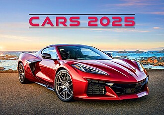 Cars 2027, nástěnný kalendář, prodloužená záda