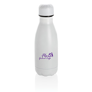 Celobarevná nerezová termo láhev 260ml, bílá