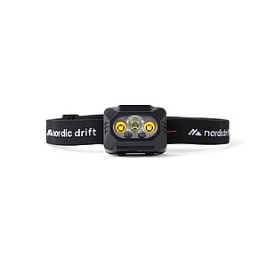 Čelovka Nordic Drift Everest se dvěma bateriemi, černá