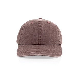Čepice BEAU AWARE™ 6-panelová z bavlny twill 270 gsm, středně hnědá